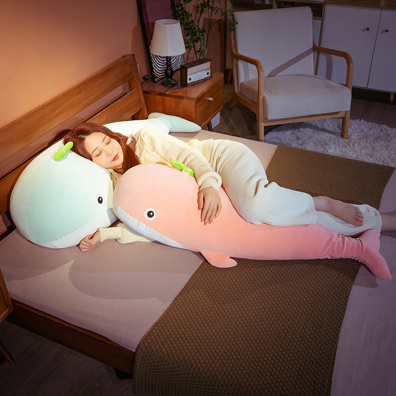 A Pod of Cuddly Whale Plushies