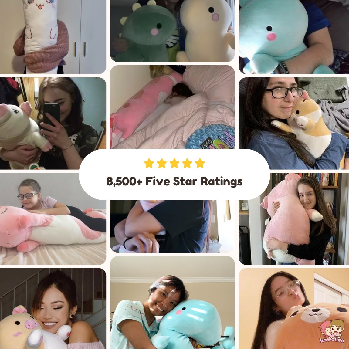 Long Snuggle Buddies Plushie Collection